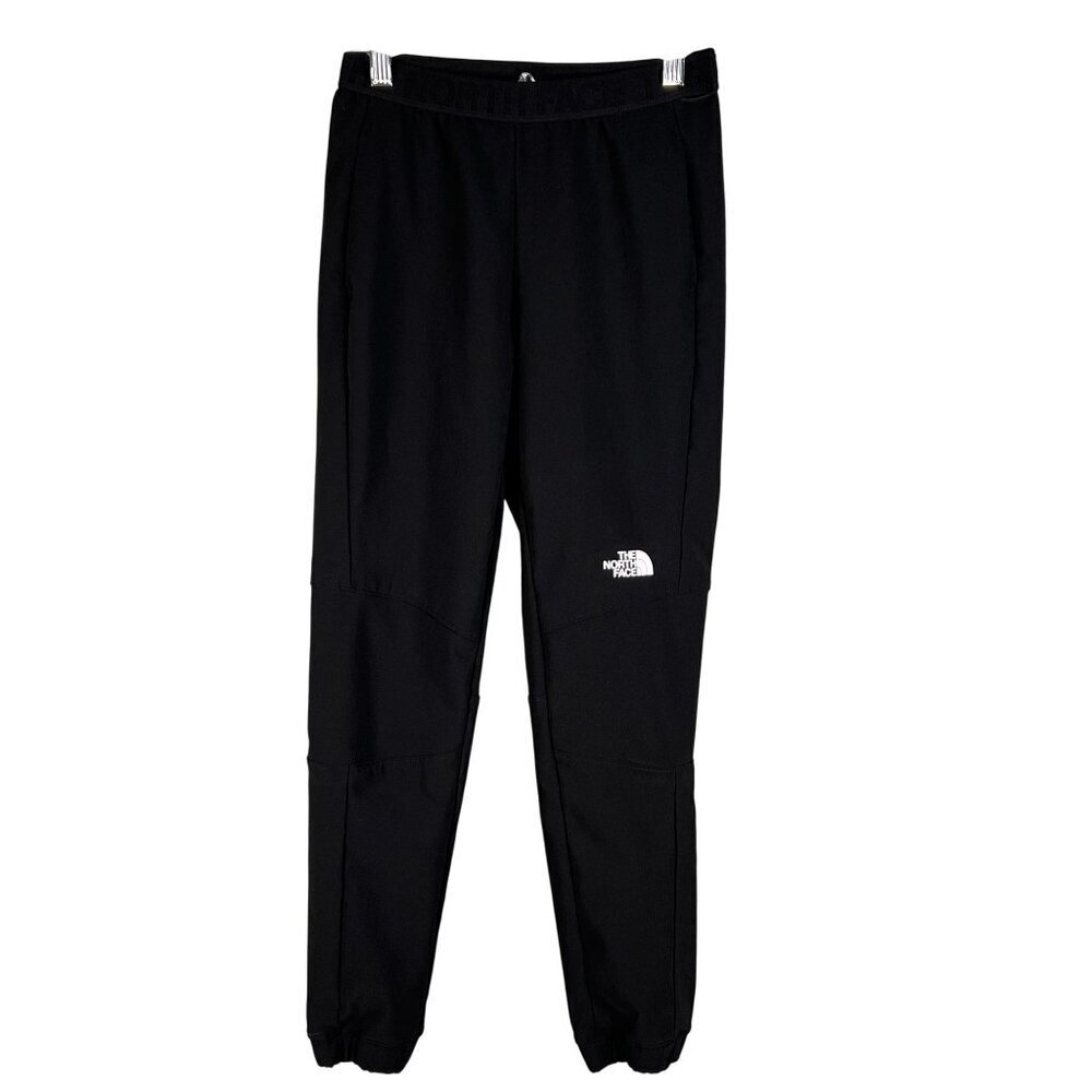 The North Face Girls Medium 10/12 Black Jogger Sweatpants Pockets Branded Waist